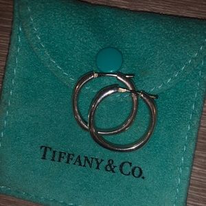 Authentic Tiffany and Co. Silver Hoops